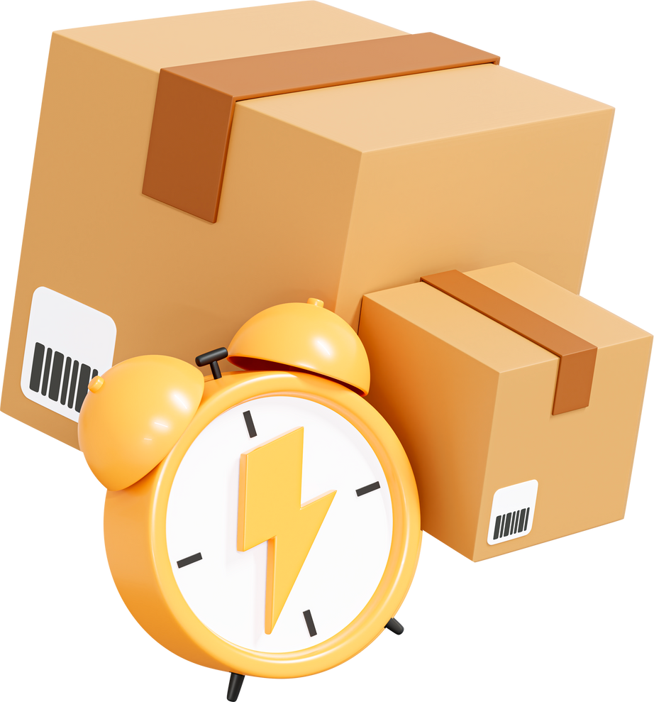 3D Fast delivery concept